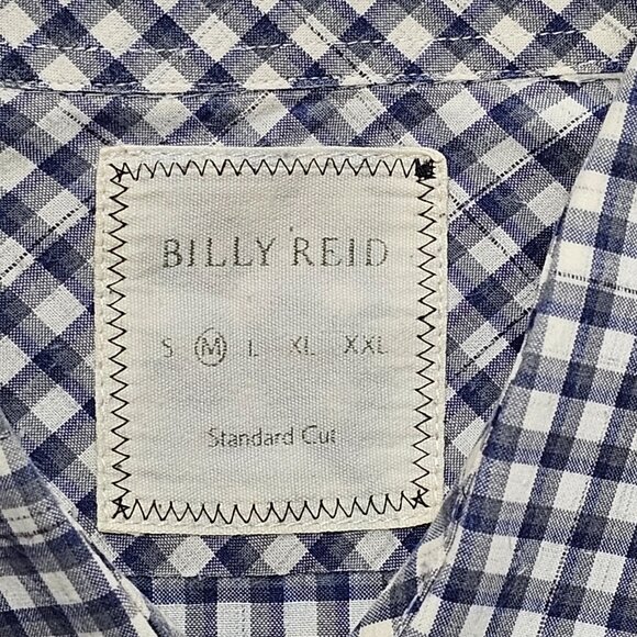 Billy Reid Standard Cut Button Down M - Picture 4 of 6